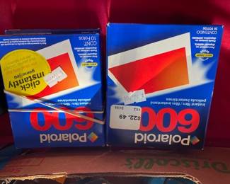 Polaroid film.