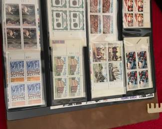 Large selection of postage stamps.