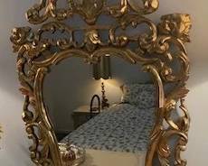 Baroque mid 20th-century mirror.