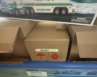 Hess trucks 1982 to 2021.