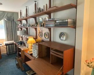 Mid-Century Modern Danish modular wall unit.