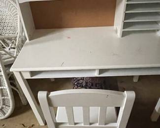 Children's desk with chair,