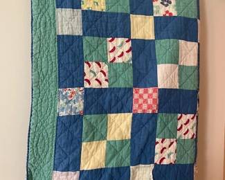 Handmade quilt.