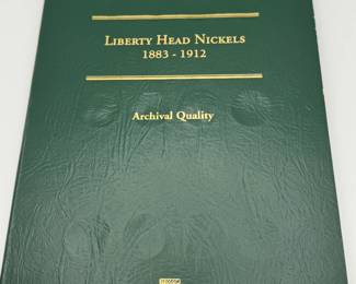 collector book of liberty head nickels from 1883 to 1912