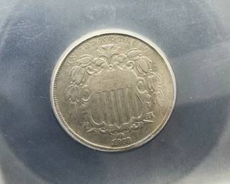 1868 shield nickel