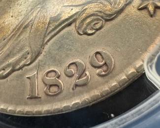 1829 capped bust half dollar second revision