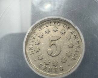 1868 shield nickel