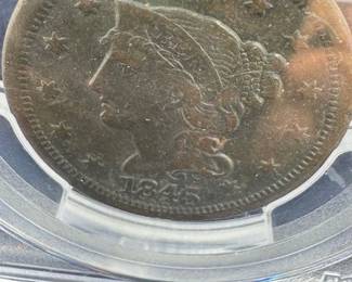 1845 US LARGE CENT