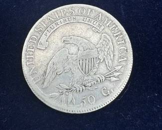 Super rare 1808 capped bust half dollar