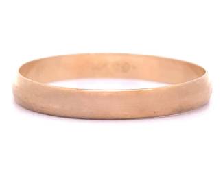Classic 3mm Wide Band Ring in 14k Yellow Gold