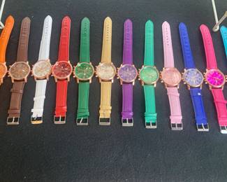 Some of the many watches