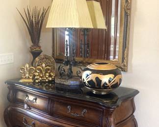 Great entry chest and mirror