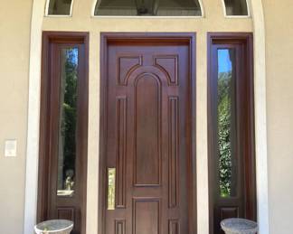 Entrance will be through the front door.