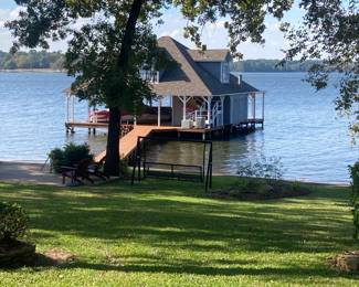 Don't forget to visit the boathouse. (Boats are NOT for sale.)