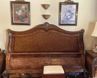 Beautiful king size headboard and footboard