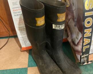 Rubber boots