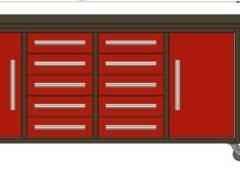 Unused 2024 Suihe 7ft 3 Section Toolbox