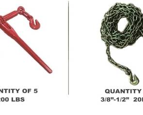 Suihe Unused 2024 Ratchet Binder and Chain 3/8