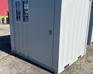 Unused 2024 - 8' Containers Mobile Office Jobsite Storage
