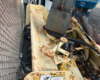 working snow blower attachment for skid steer