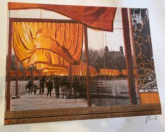 Original Signed Christo Lithograph
