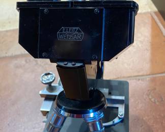 Vintage Leitz Wetzlar Microscope