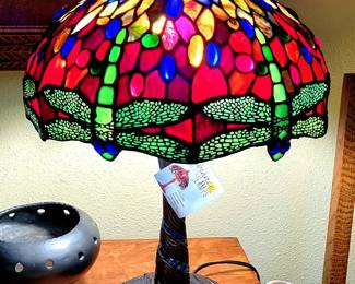 Tiffany Style Stained Glass Lamp
