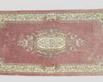 Vintage Chinese Carved Room Size Wool Area Rug
