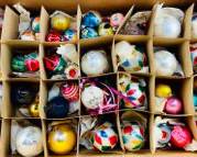 Fantastic Vintage and Antique Assorted Christmas Glass Ornaments Lot
