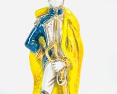 Good Italian Eugenio Pattarino School Decorated Pottery Figurine of a Soldier
