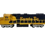 Life-Like HO Scale Santa Fe 3500 Model Train Locomotive
