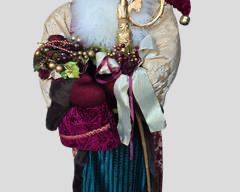 Vintage Santa Claus Figure Holiday Christmas Decor
