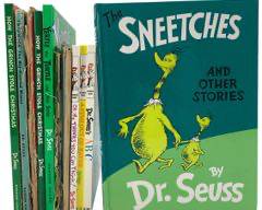 Dr. Seuss Books! Includes How The Grinch Stole Christmas Collectors Edition, The Sneetches, Thidwick The Big Hearted Moose, Oh, The Thinks You Can Think and More!

