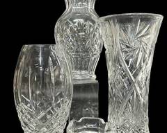 Fine Waterford Crystal Vases & Ashtray

