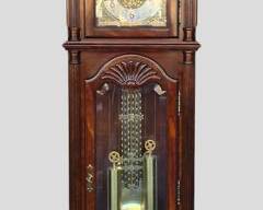 20th Century HOWARD MILLER Moon Phase Tall Grandfather Clock
