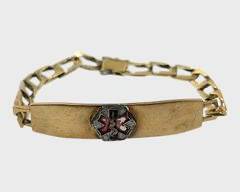 Fine 14K Yellow Gold Medic Bracelet 7
