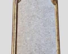 Gorgeous Vintage Italian Hand Carved Giltwood Gesso Wall Mirror
