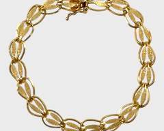 Fine 14K Yellow Gold Charm Bracelet 7 1/8
