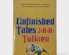 1980 1st American Edition Unfinished Tales Of Numenor And Middle Earth By J.R.R. Tolkien Published By Houghton Mifflin Co Boston Hardcover Book W/ Dust Jacket
