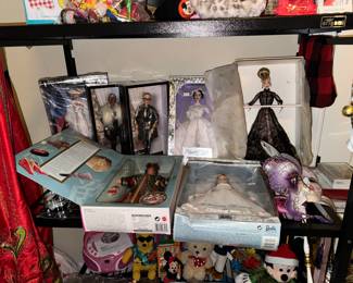 Collectible Barbies & toys
