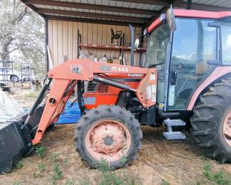 2003 Kubota M6800 Tractor with bush hog, less than 1200 hours