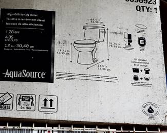 Aqua Source Toilet - new in box