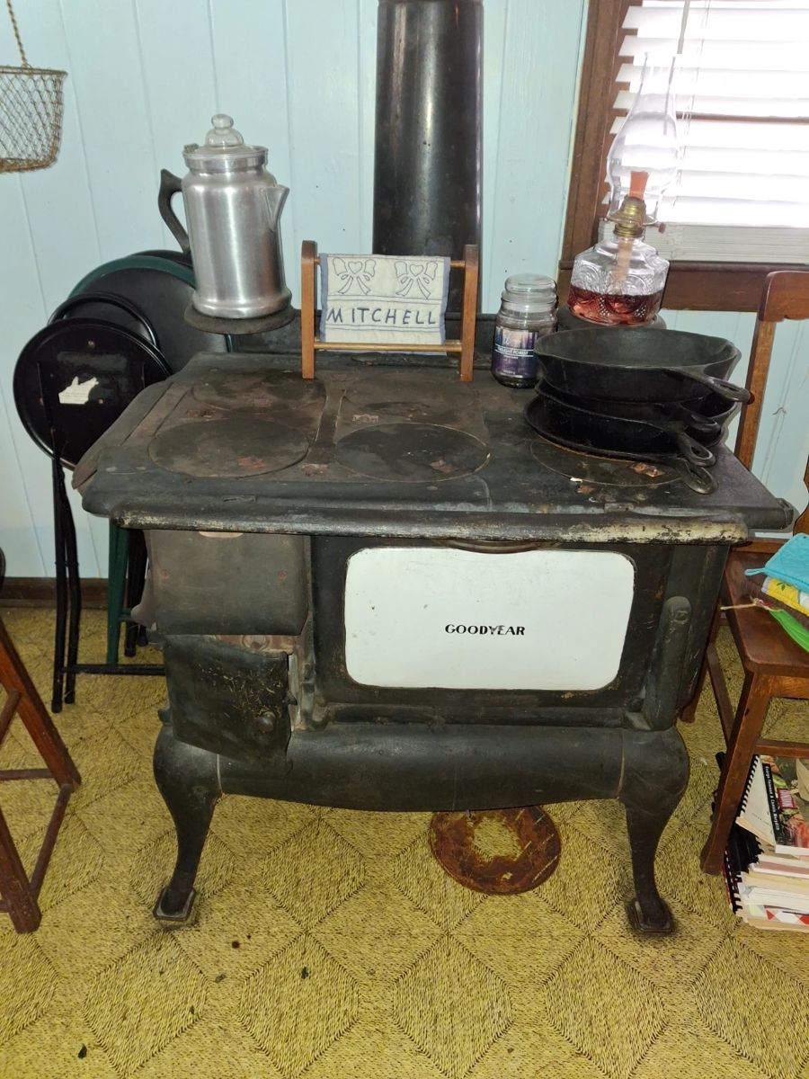 Vintage Iron Goodyear Cook Stove