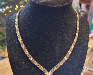 Vintage Sterling Necklace (marked Italy)