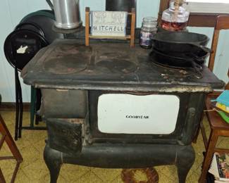 Vintage Iron Goodyear Cook Stove