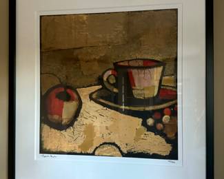 "Coffee & Apple" Signed & Numbered Lithograph 105/950