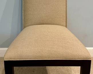 Crate & Barrel Chair with Nailhead Trim