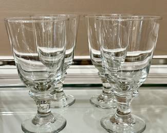 (4) Libby Water Glasses