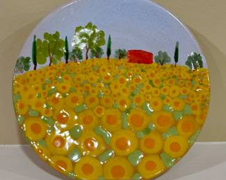 Hand Painted Italian Pottery Plate