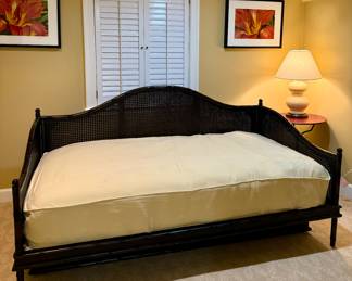 Restoration Hardware Caned Daybed with Trundle